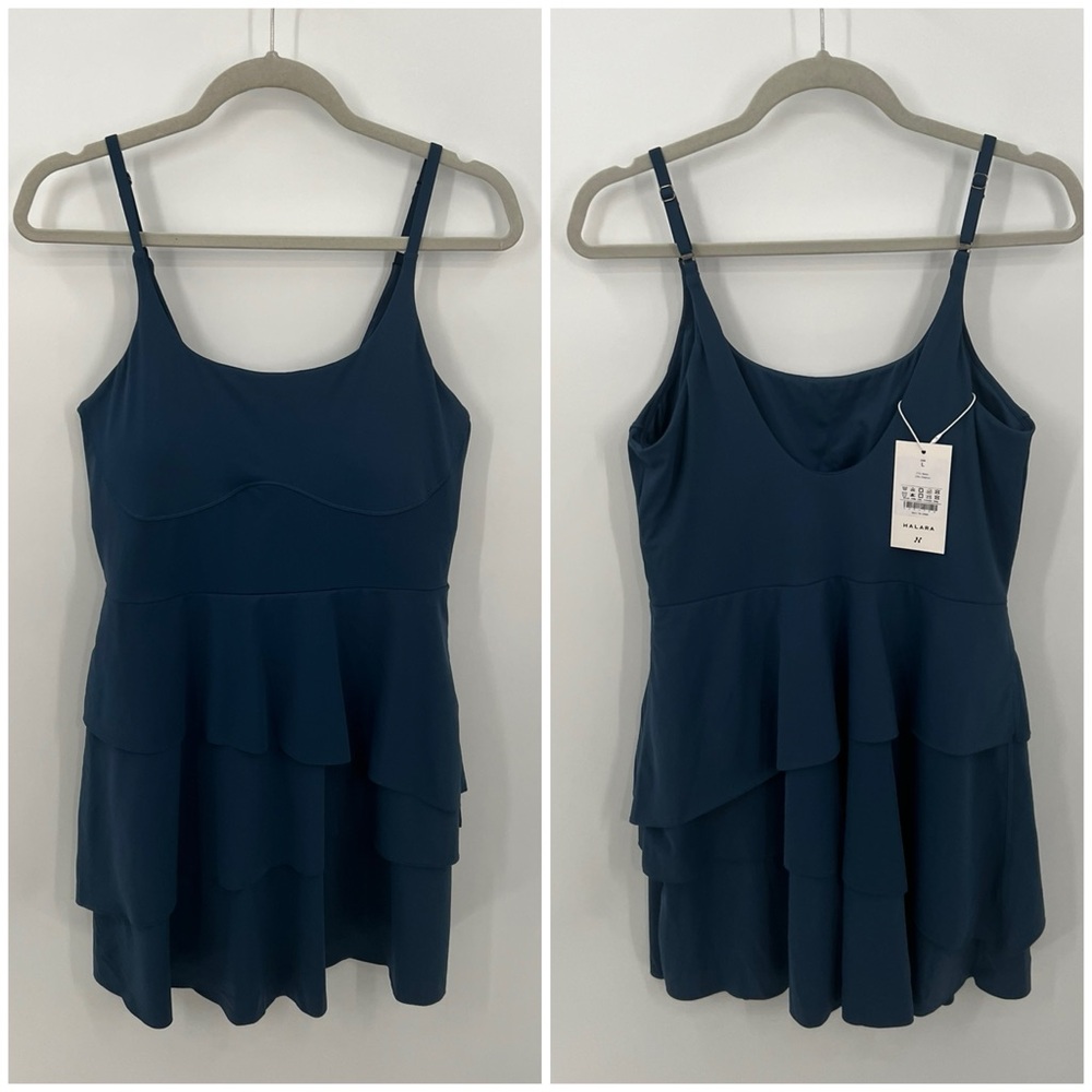 Halara softlyzero tiered ruffle dance mini dress … - image 3